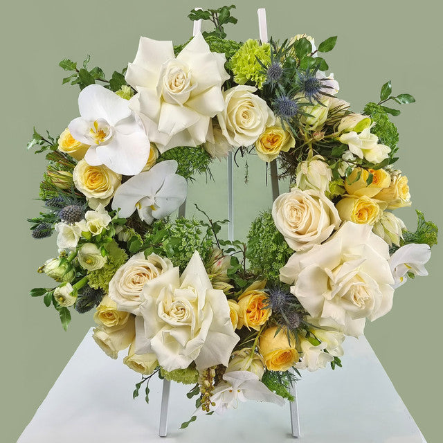 Garden Tribute Wreath - 40cm