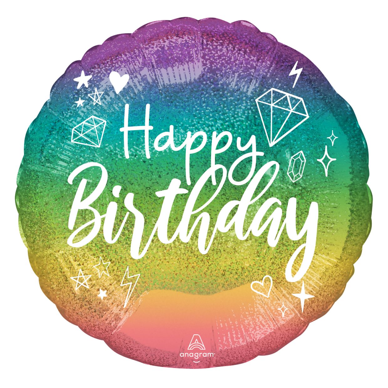 Foil Balloon Sparkle Birthday