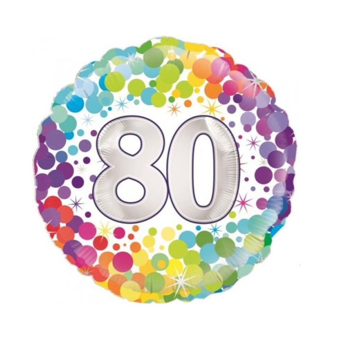 Foil Balloon 80th Birthday