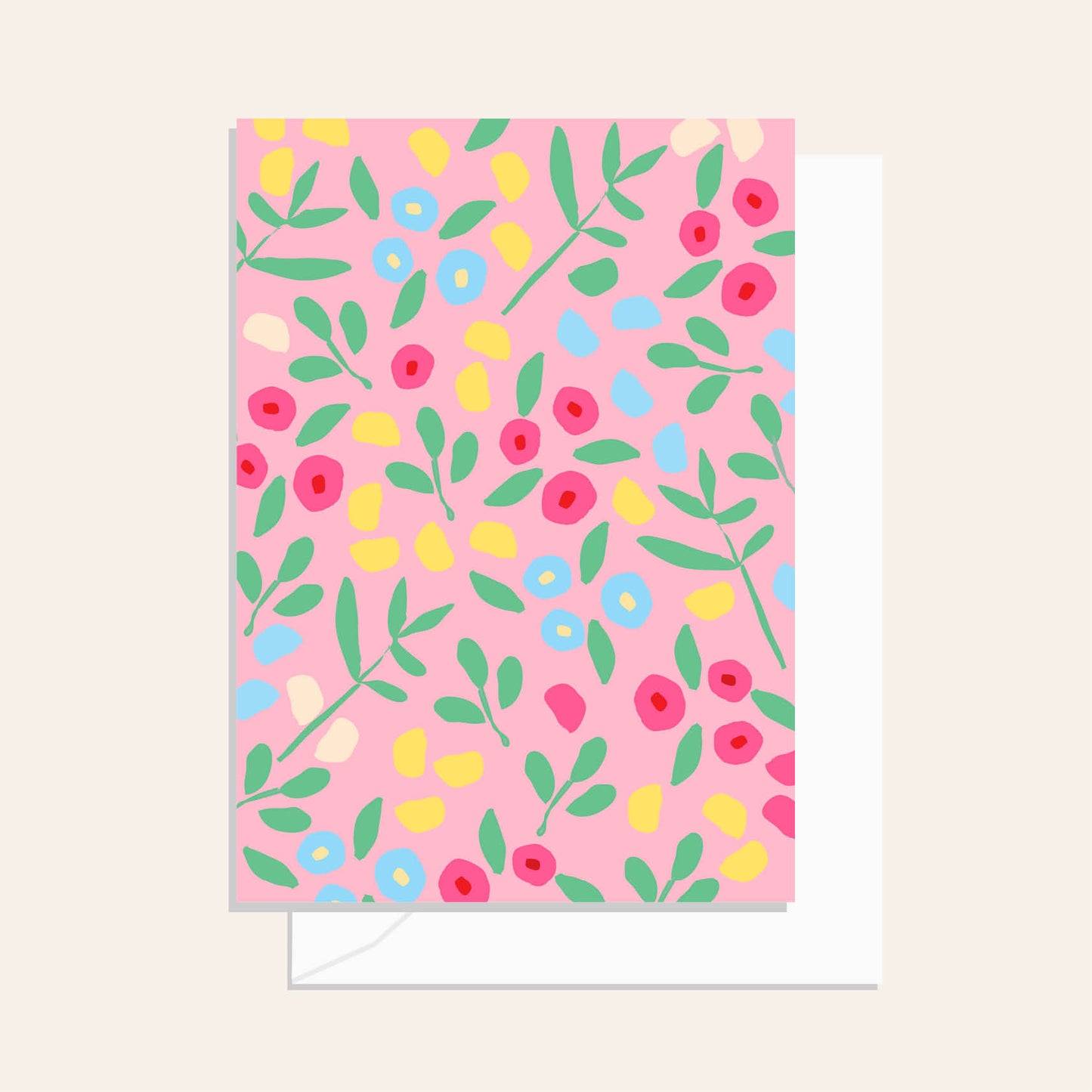 Garden Pink Card