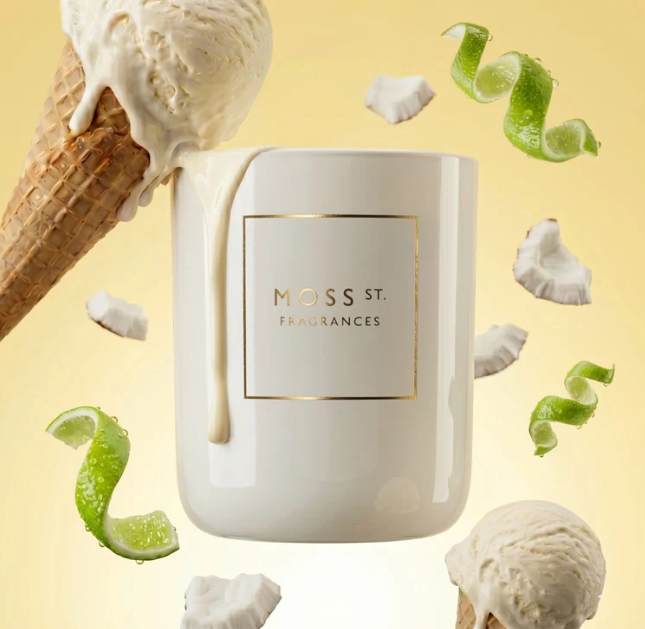 Moss St 90g Candle - Coconut & Lime