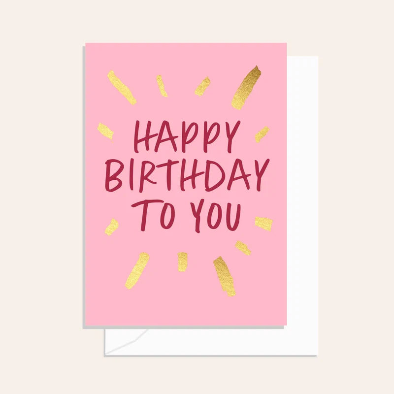 Sparkler Birthday Cherry Card
