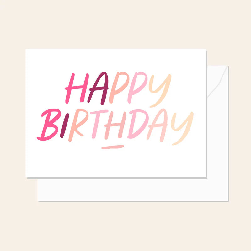 Happy Birthday Cherry Card