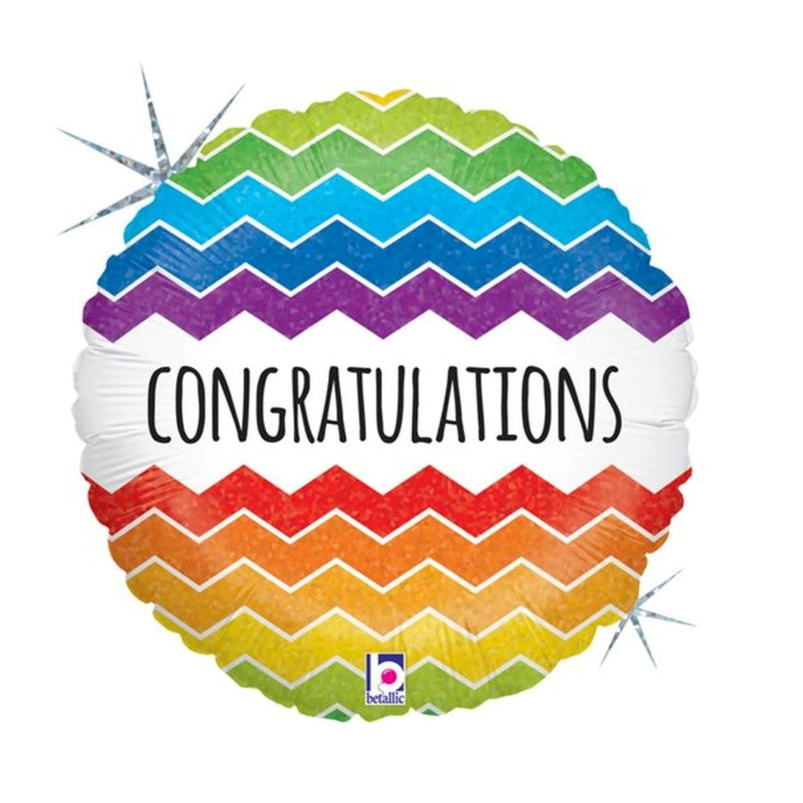 Foil Balloon Bright Congratulations