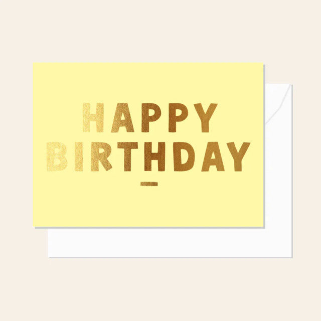 Happy Birthday Lemon Card