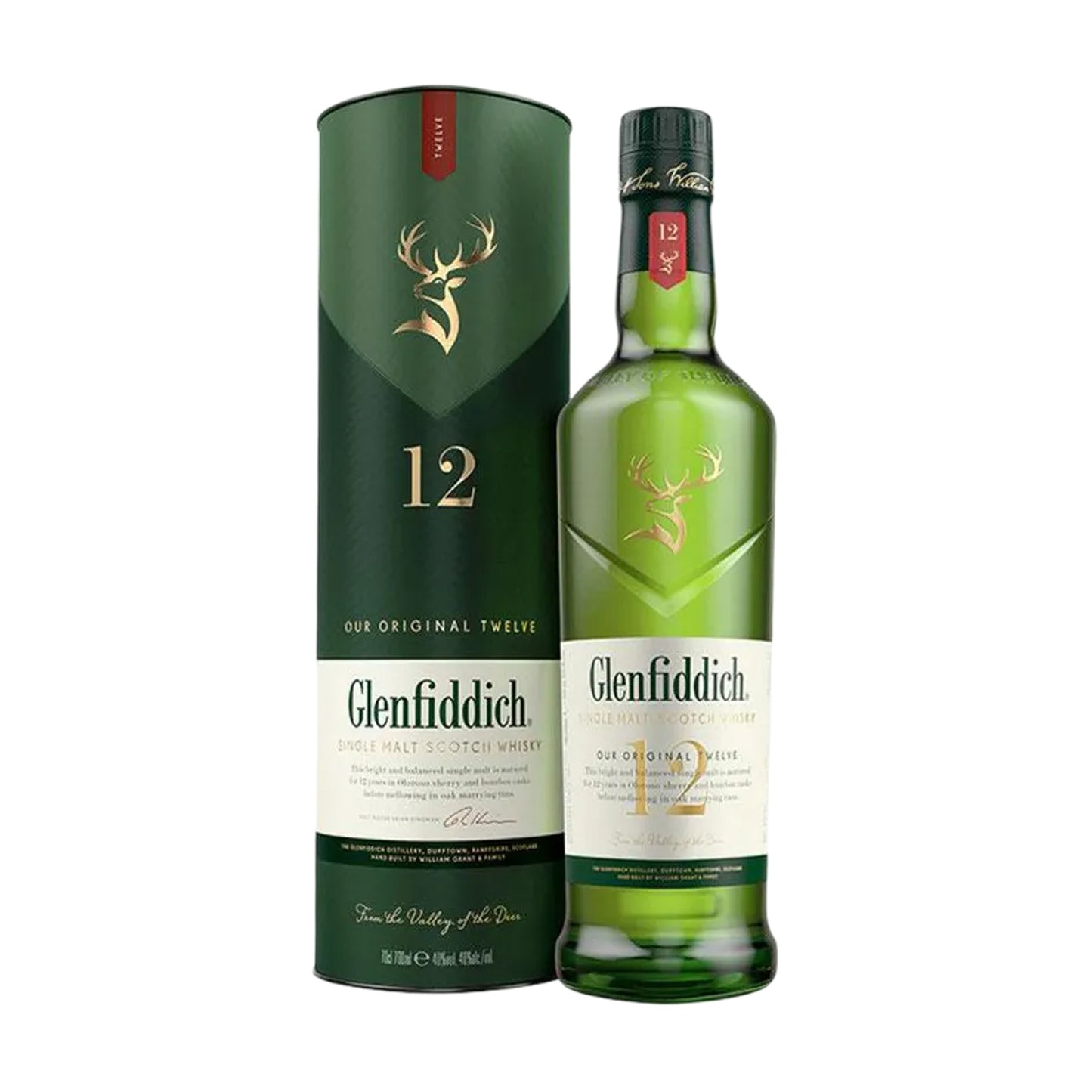 Glenfiddich 12 Year Old Single Malt Scotch Whisky