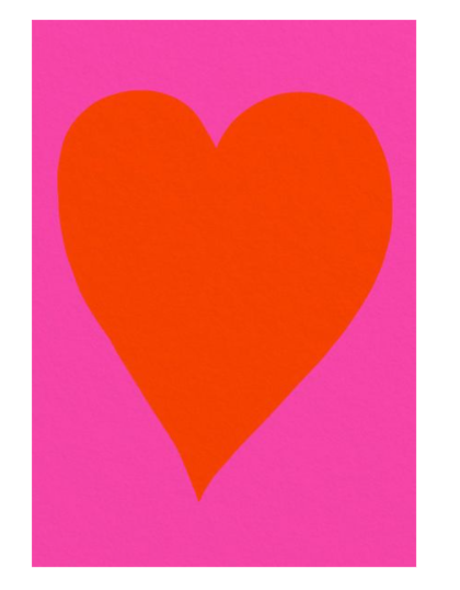 Red Heart Card
