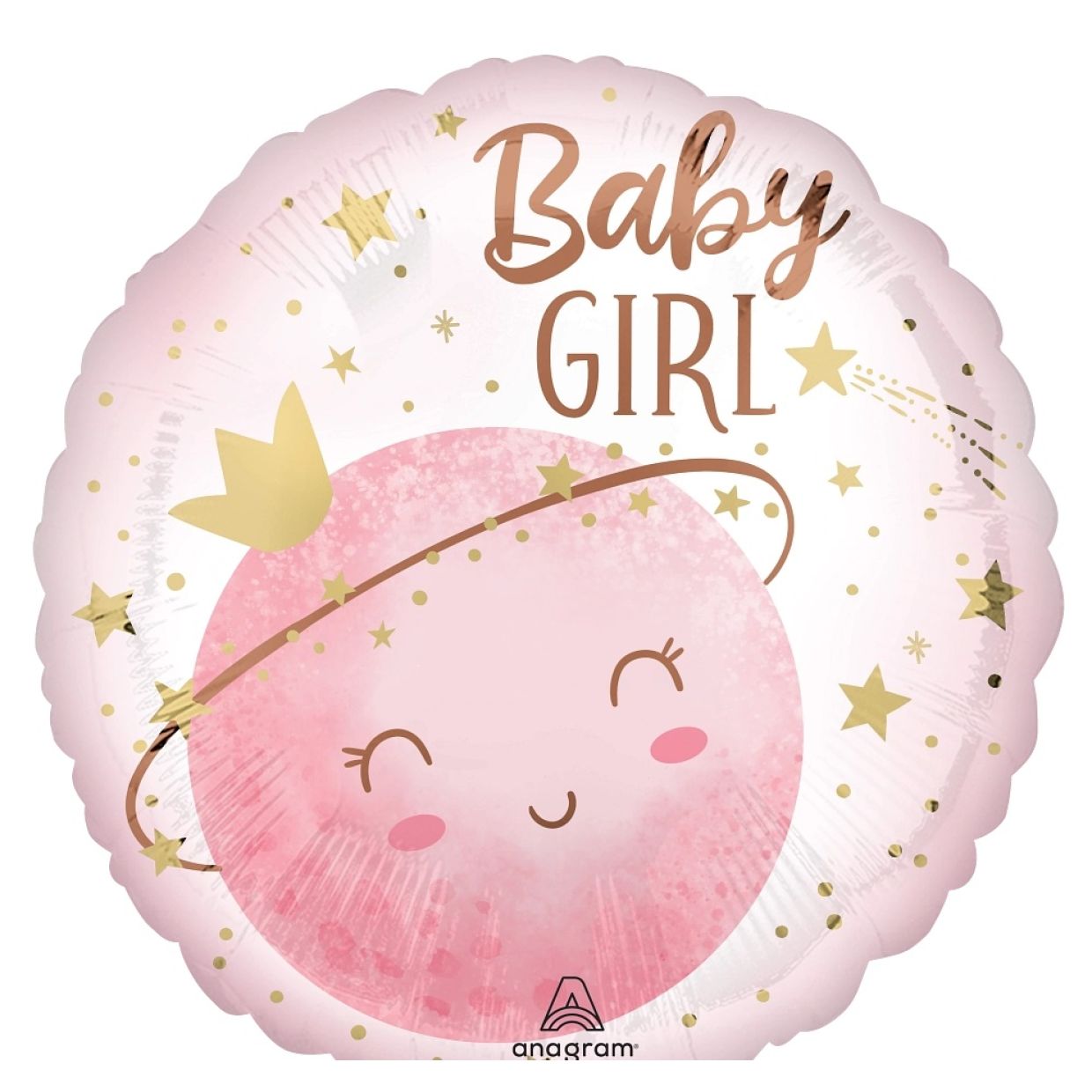 Foil Balloon Little Moon Girl