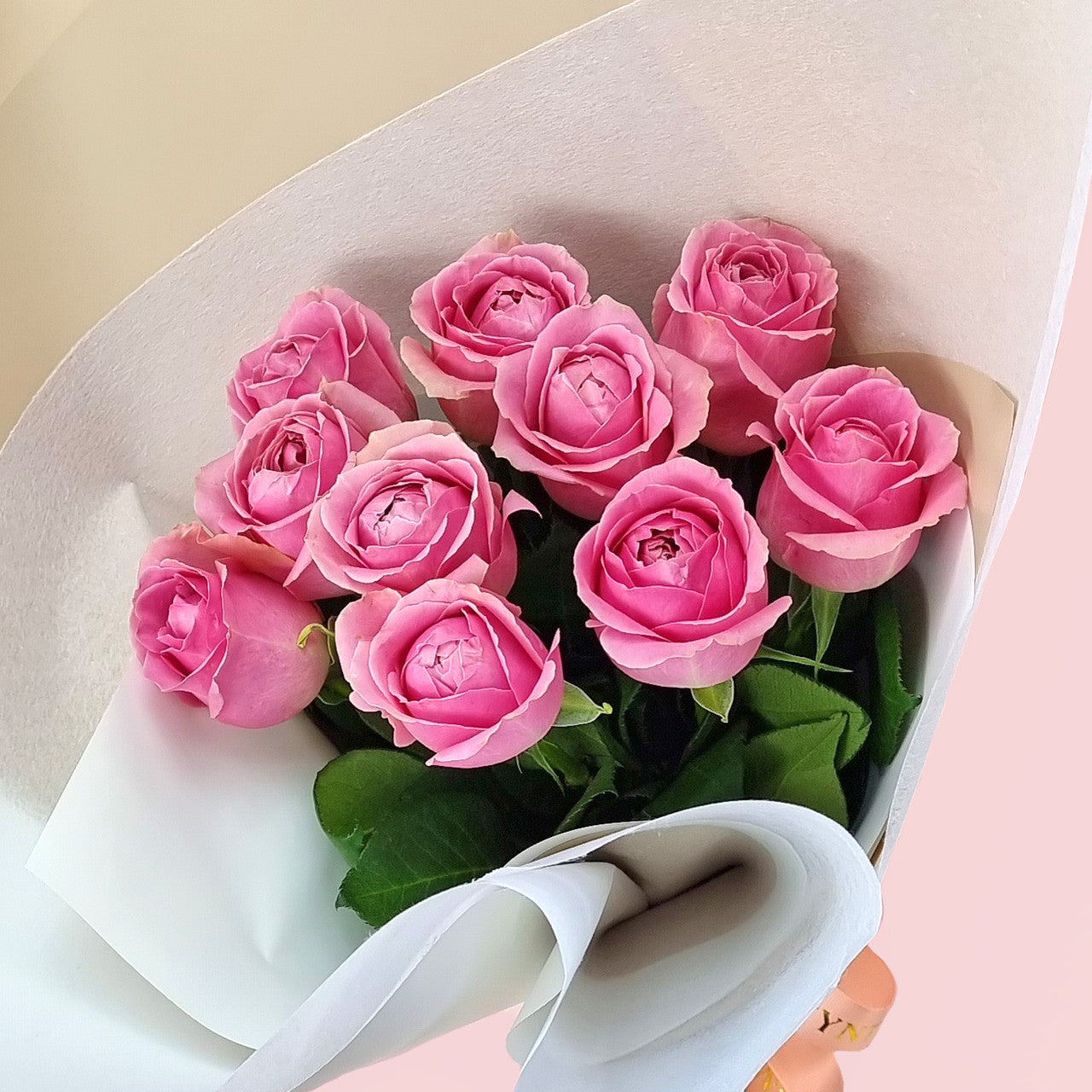 Fairy Floss Pink Rose Bouquet
