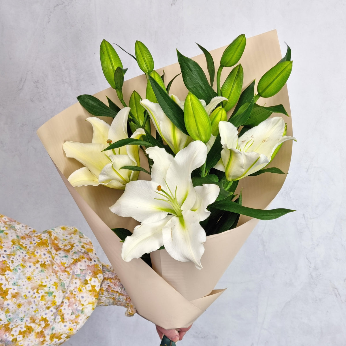 Oriental Lilies - three stems