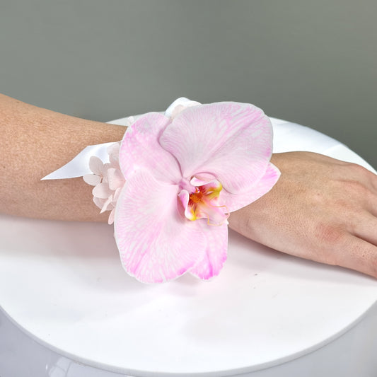 Pink Phalaenopsis Wrist Corsage
