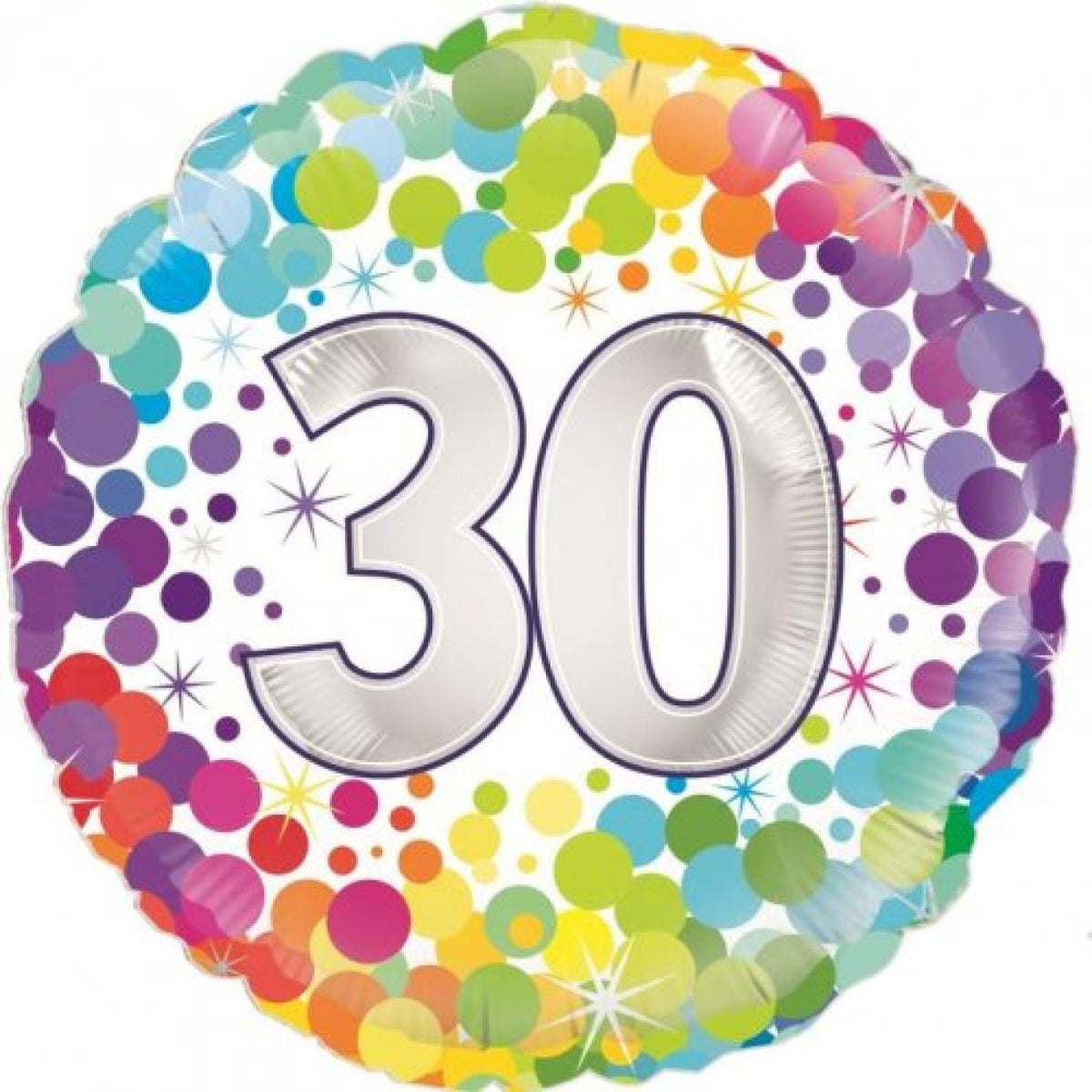 Foil Balloon 30th Birthday
