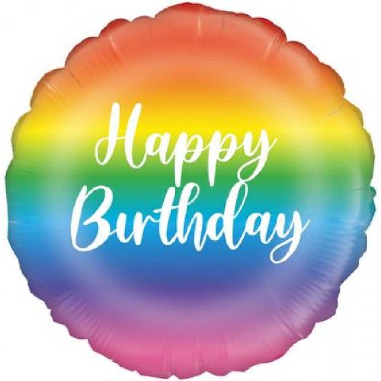 Foil Balloon Birthday Rainbow