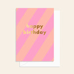 Stripe Birthday Dusk Card