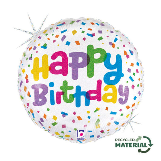 Foil Balloon Birthday Cue The Confetti