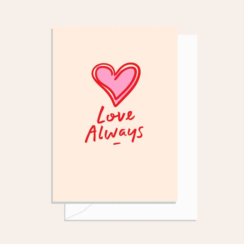 Love Always Heart Card