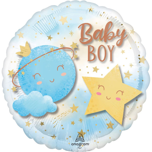 Foil Balloon Little Moon Boy