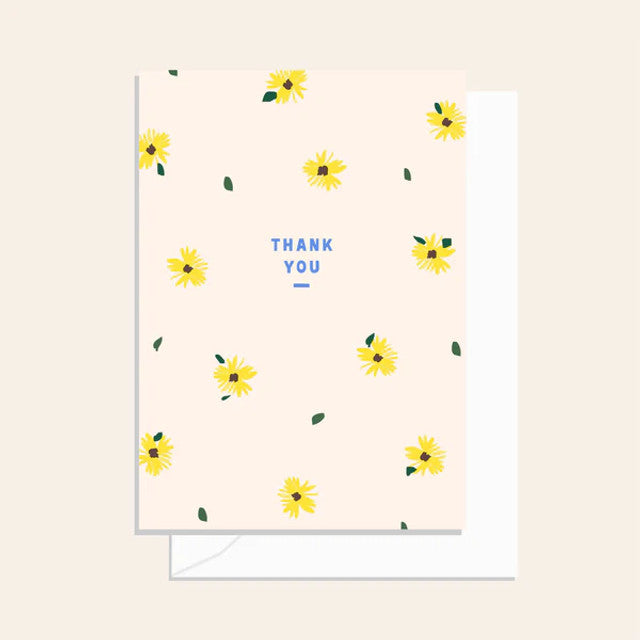 Sunflower Thank You Card