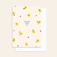 Sunflower Thank You Card