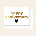 Gold Anniversary Heart Card