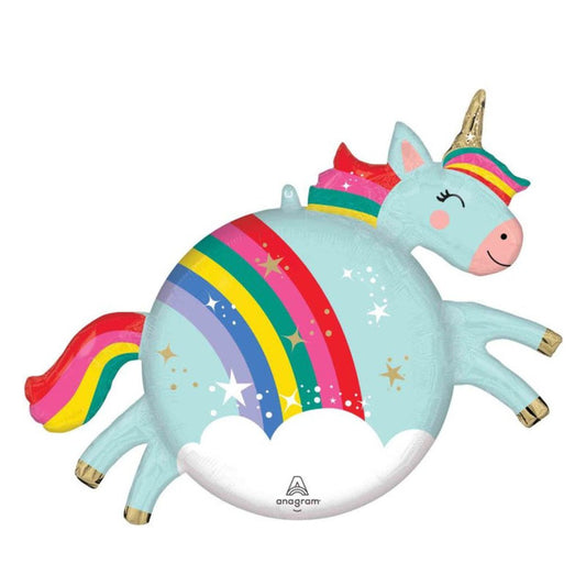 Foil Balloon Roly Polies Unicorn Magic