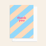 Stripe Thank You Card