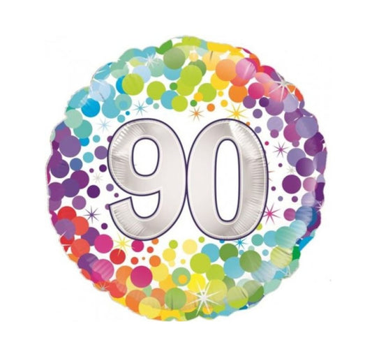 Foil Balloon 90th Birthday
