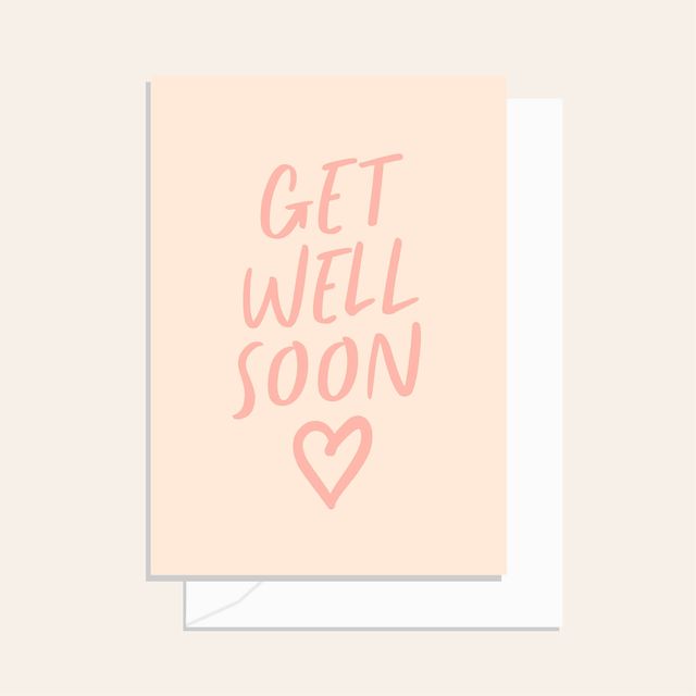 Get Well Soon Script Card