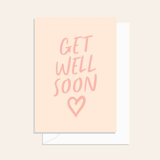 Get Well Soon Script Card
