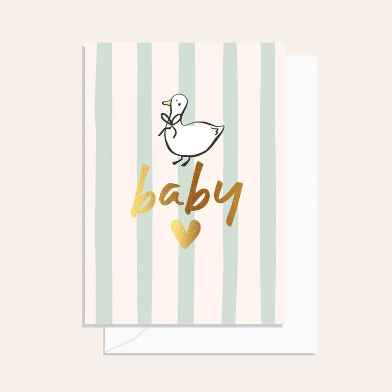 Baby Duck Sage Card