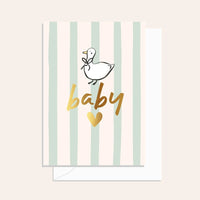 Baby Duck Sage Card