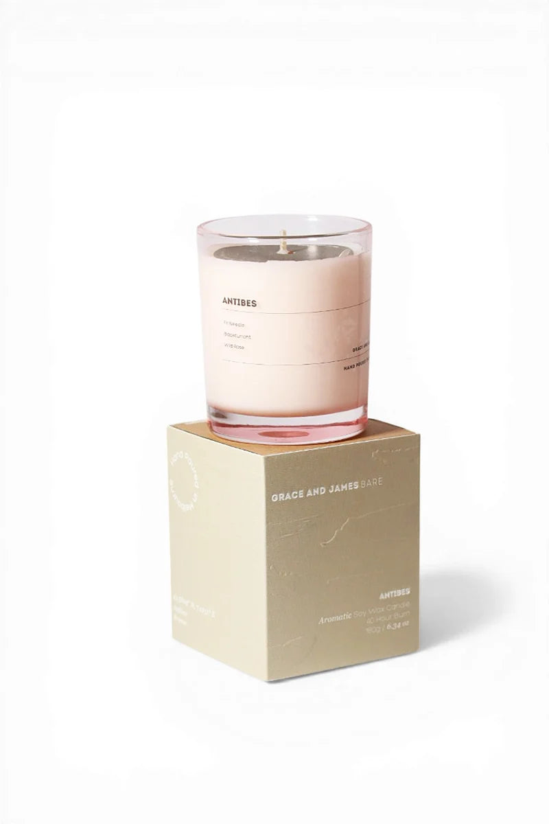 Grace And James BARE Antibes Candle 180g