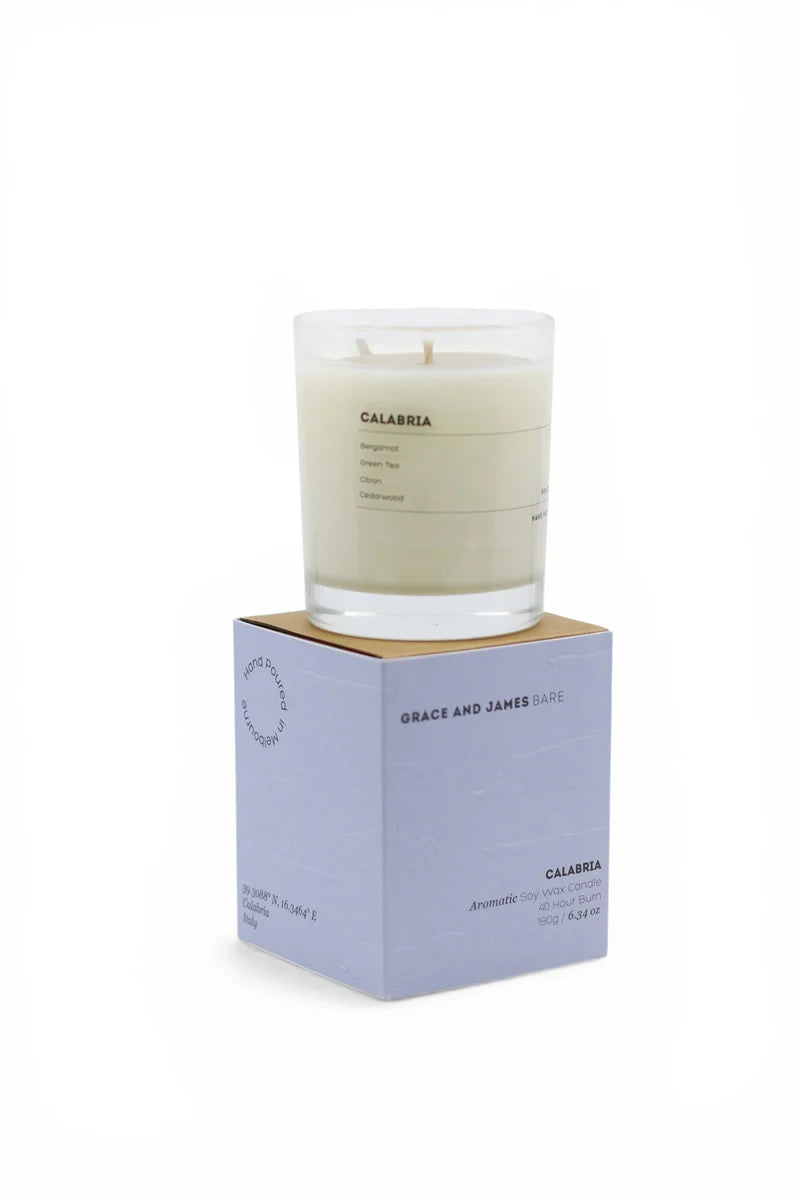 Grace And James BARE Calabria Candle 180g