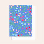 Garden Cobalt Card