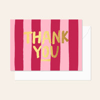 Cherry Brushy Thank You Card