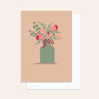 Native Vase Sandstone Card