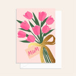Mum Flower Bunch Card