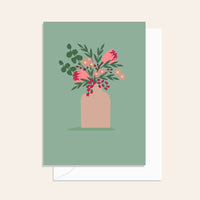 Native Vase Gum Card