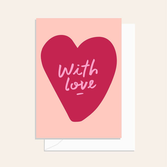 With Love Cherry Card