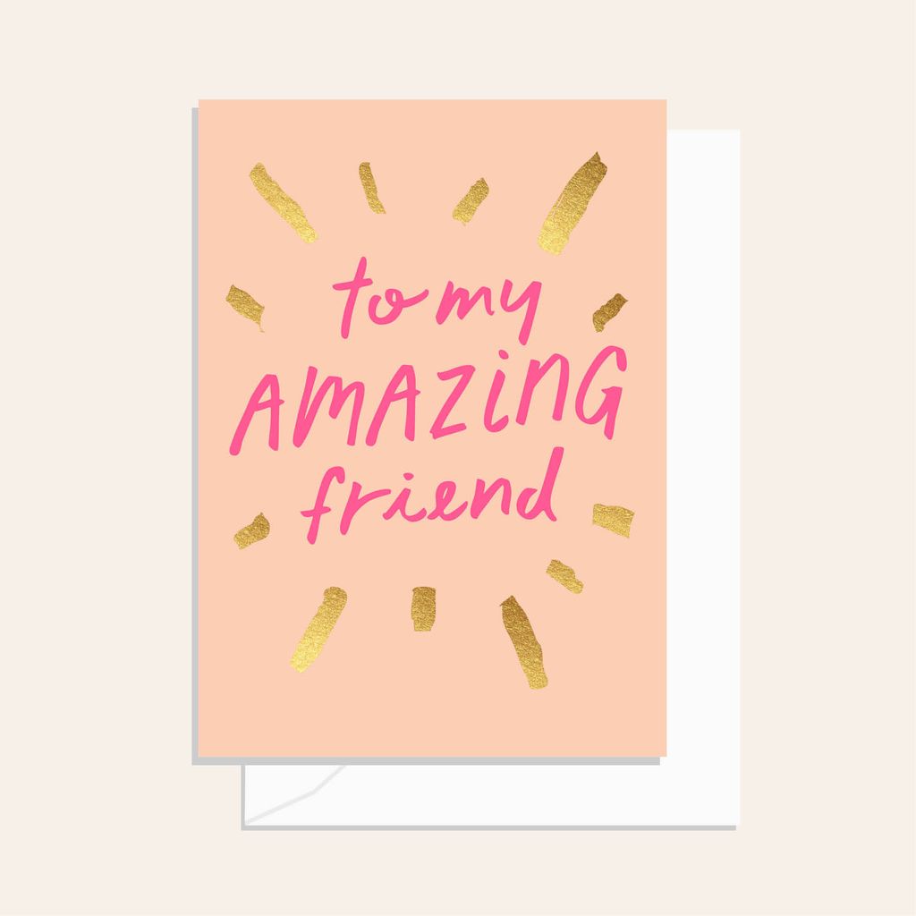 Amazing Friend Card