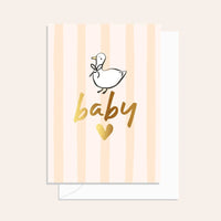 Baby Duck Oat Card