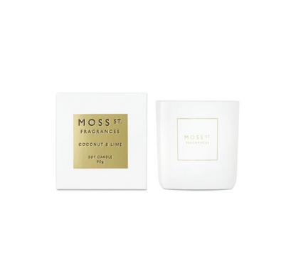 Moss St 90g Candle - Coconut & Lime