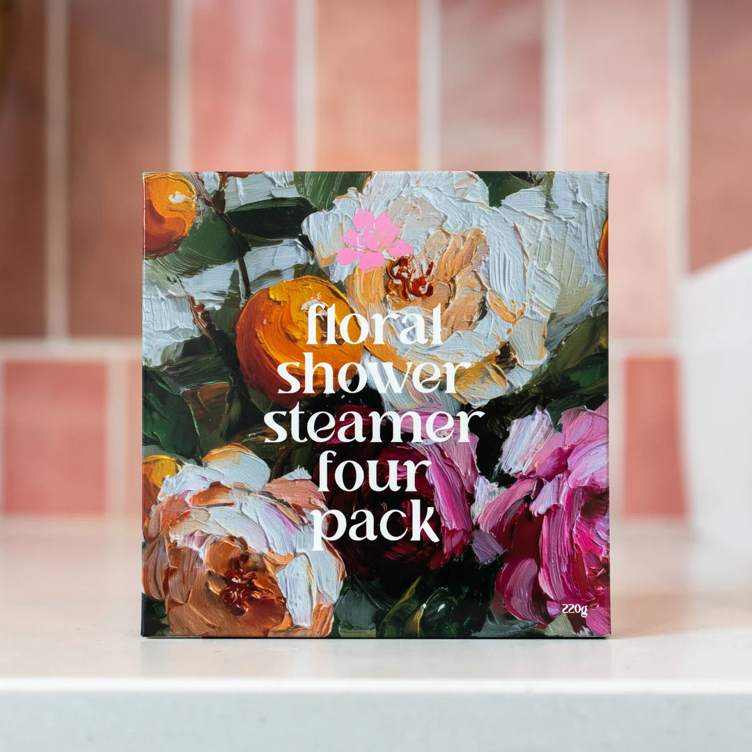 Floral Shower Steamer 4 pack