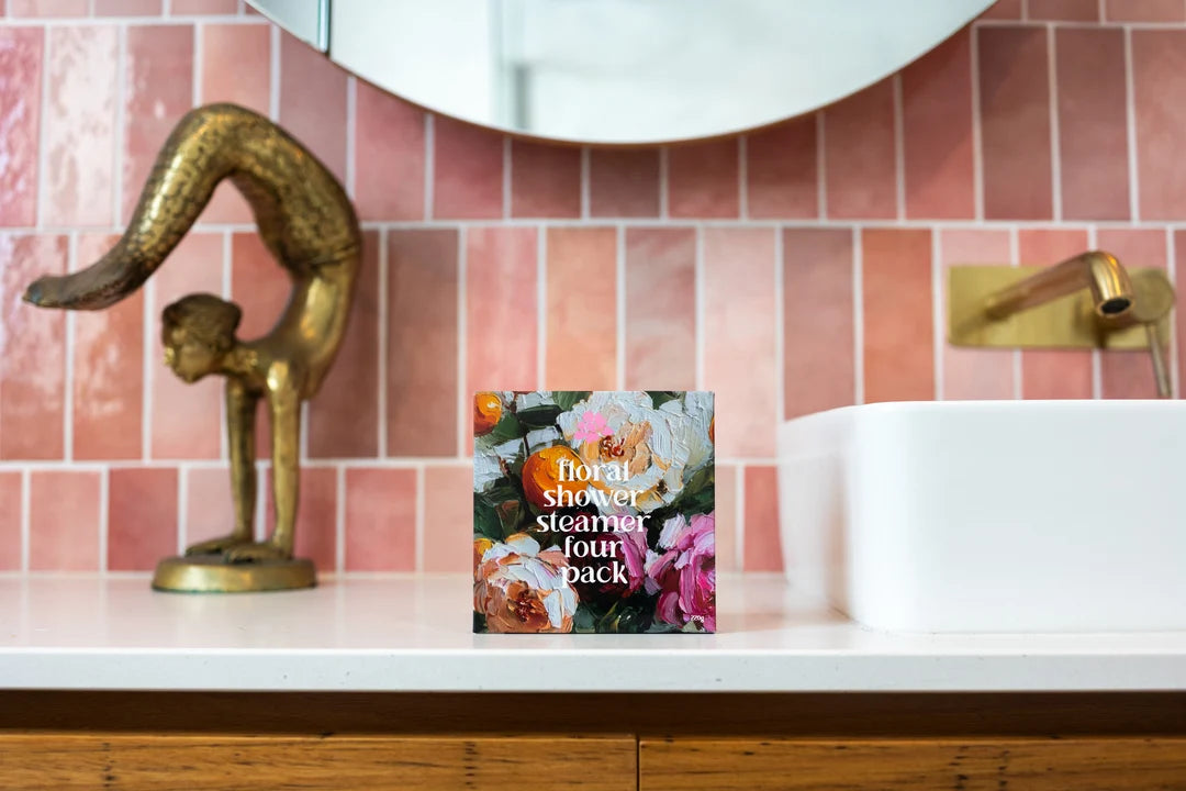 Floral Shower Steamer 4 pack