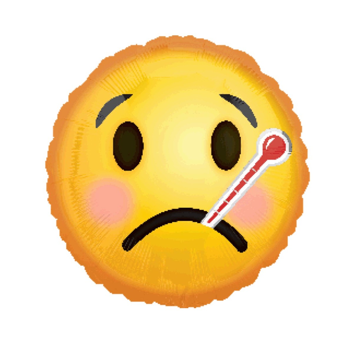 Foil Balloon Get Well Emoji