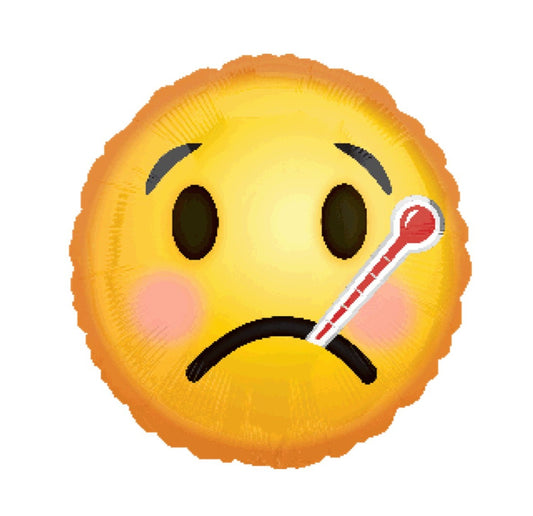 Foil Balloon Get Well Emoji