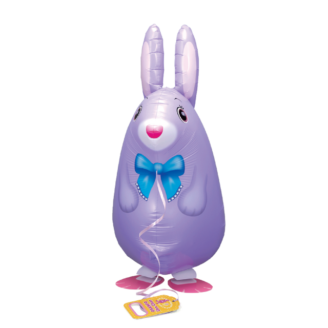 Walking Balloon Purple Rabbit